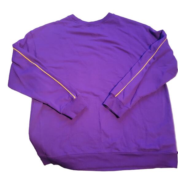 NBA Purple Los Angeles Lakers Basketball Pullover Crew Neck Sweater Size XL - Picture 5 of 7